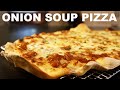 French onion pizza | caramelized onion sauce | grilled on oven grates