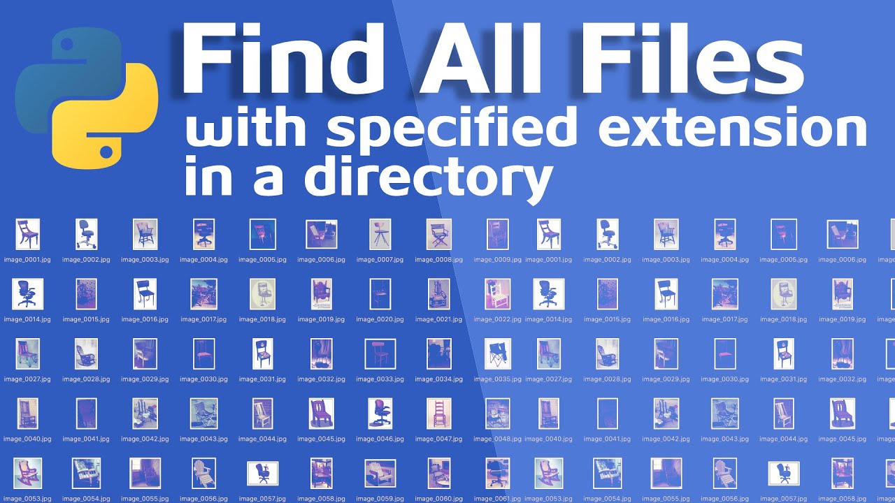 List of All Files With Specific Extensions in Directory (Python Example) - YouTube List Of All Files With Specific Extensions In Directory (Python Example) - Youtube