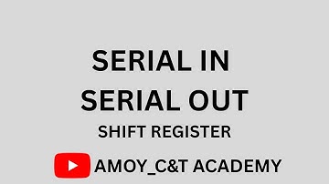 4 Bit Serial In Serial Out #proteus #simulation #arduino #technology #embedded_system  #electronics
