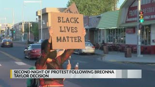 Famous Second night of protest following Breonna Taylor decision Net Worth