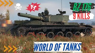 BZ-176 Stage II's Legendary 9-Kill Game! 🔥🏆 / World of Tanks / Wot Replays