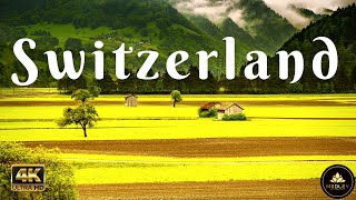 Switzerland 🇨🇭 4K - Everyone's Favorite Destination. Most Beautiful Places on Earth. Calm Music