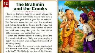 The Brahmin And The Crooks #EnglishReading | English story | learn English through story