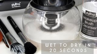 20 Second Brush Cleaning Wet To Dry | Shonagh Scott | ShowMe MakeUp | StylPro Brush Cleaner