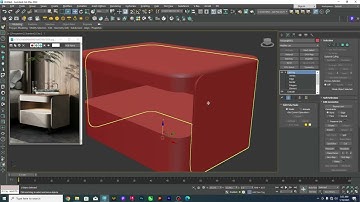 Elegant Bedside Table Design 3D Modeling Showcase