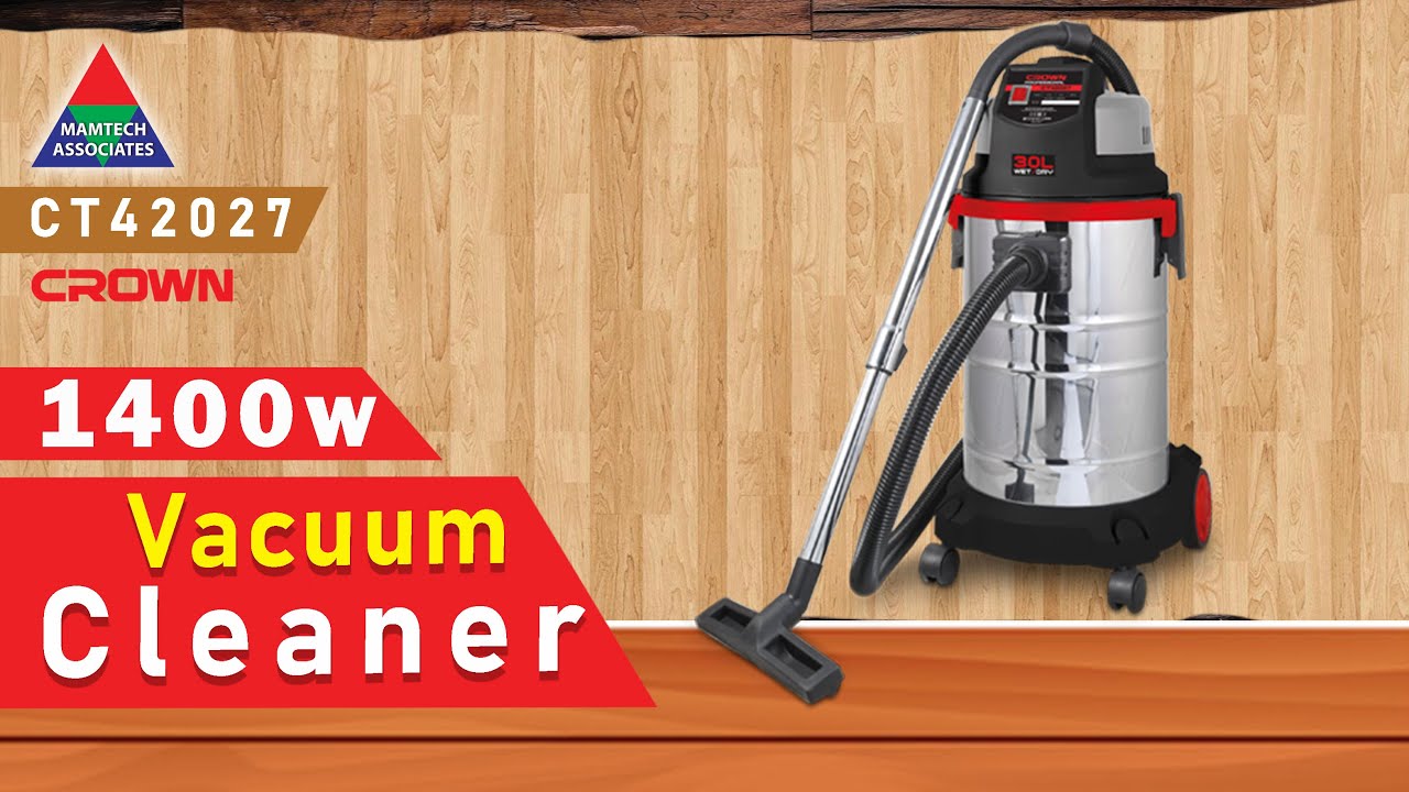 How To Use Vacuum Cleaner | Crown | CT42027 | Mamtech Associates - YouTube