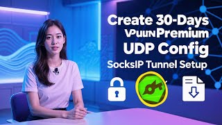 How to Create 30-Days Premium UDP Request Config File and Setup on SocksIP Tunnel VPN  screenshot 3