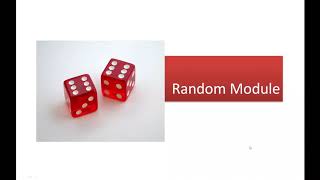 CBSE  Class XII  Random Module with Output Problems