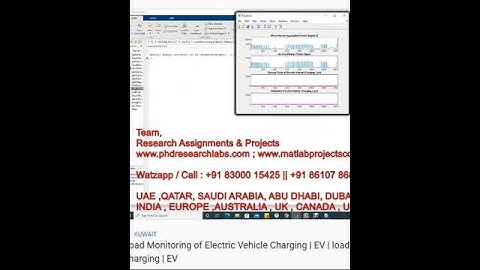 Load Monitoring of Electric Vehicle Charging - EV - load EV charging - Matlab - EV charging - EV