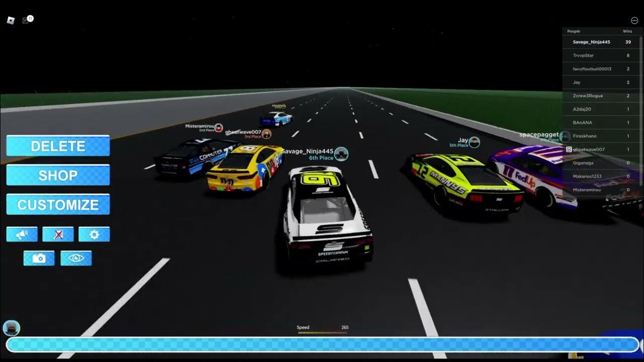 Roblox 16 car on top Backstretch Battles YouTube