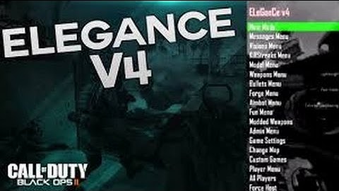 [BO2,1.19,CFW]Elegance v4 Preveiw, Amazing Mod Menu