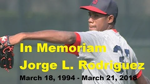 In Memoriam: Jorge L. Rodriguez St. Louis Cardinal...