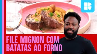 Medalhão de filé mignon com batatas ao forno do Douglas Silva | Panelaço Ao Vivo