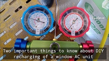DIY - Recharging of a window AC unit