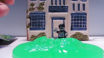 GREEN SLUDGE SLIME ZOMBIE MAKE IT BLOCKS FIGURE REVIEW!