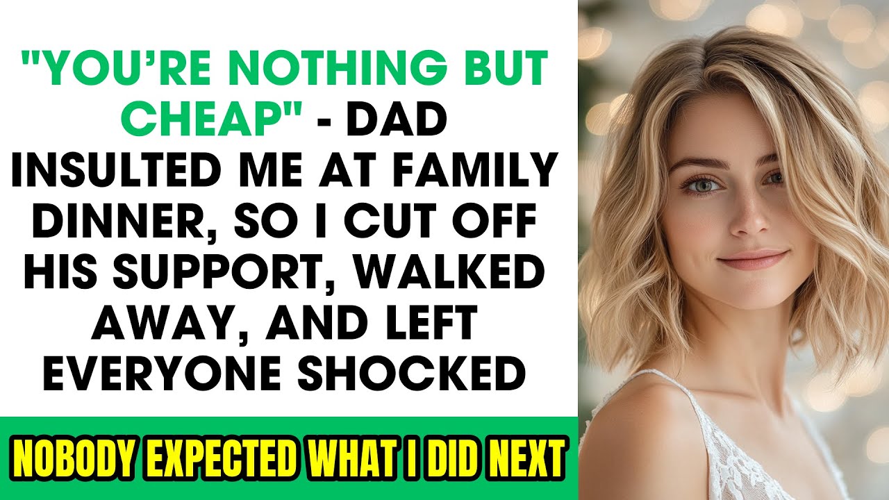 “You’re Nothing But Cheap” My Father Declared — But I Had the Last Word in My Luxury Apartment