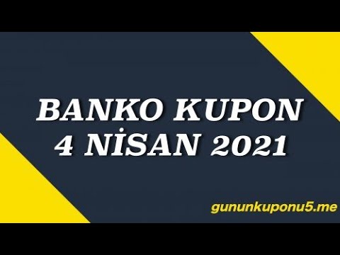 Pazar Banko Iddaa Kuponu 4 Nisan 2021 Youtube