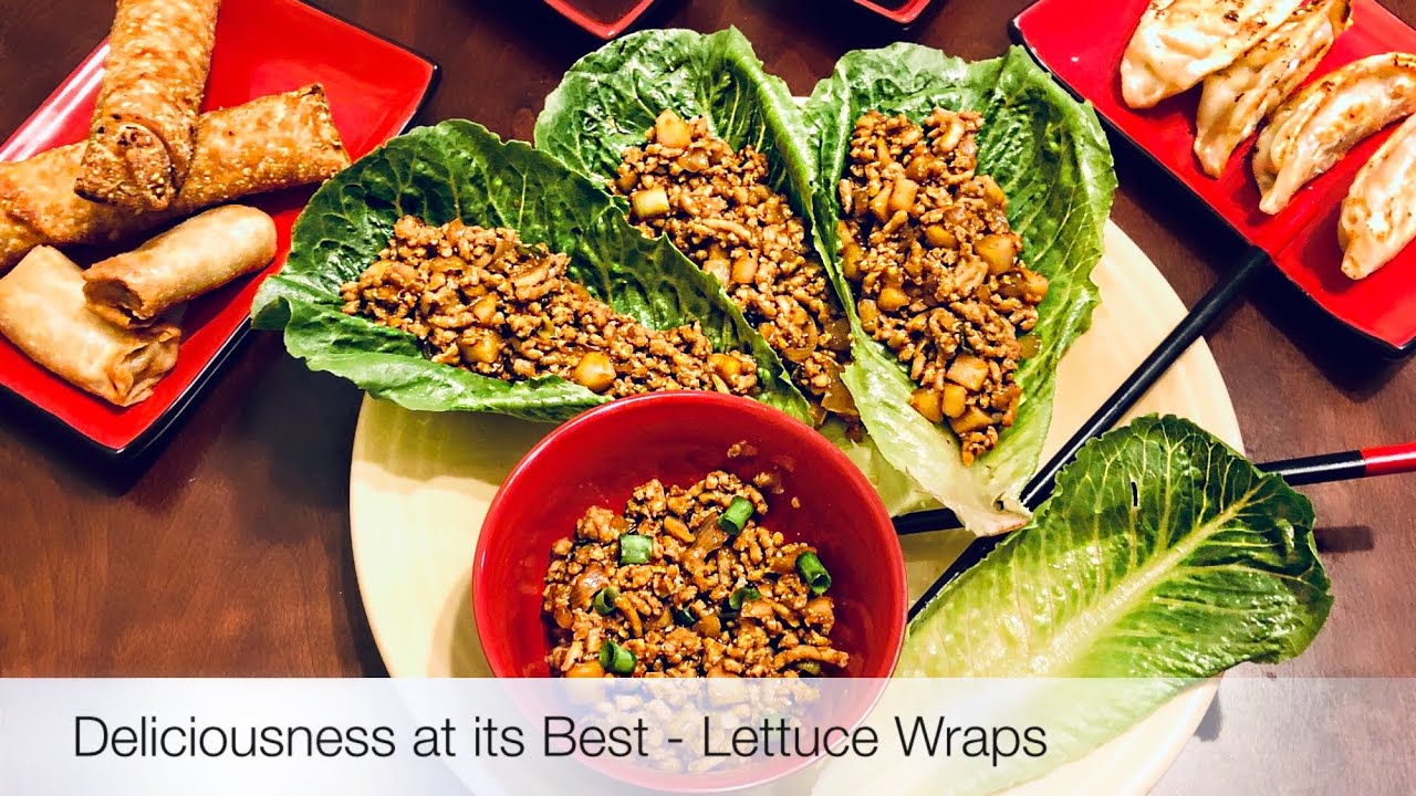 Lettuce Wraps Deliciousness at its Best YouTube