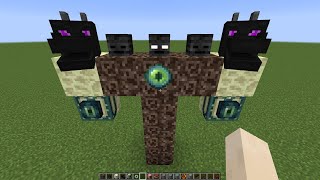 what if you create a HEROBRINE WITHER DRAGON in MINECRAFT (part 26)