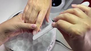 High-End Gel Manicure | Strengthening Base | Real Time Salon Work