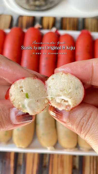Resep sosis ayam Homemade , tanpa bahan pengawet #food #resep #resepsosis #sosisayam #homemadefood