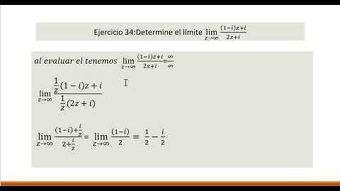 variable compleja limites