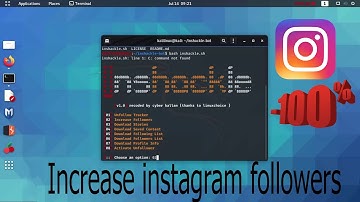 Kali Linux | Increase Instagram followers Using Inshackle  | 2020 | Learn |