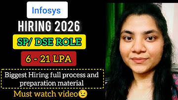 Infosys SP/DSE Hiring 2026 | Infosys Hiring 2026 | Details | Specialist Programmer | Hiring Process