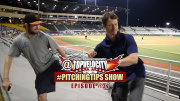 What are ways to activate lower half pitching? Ep 37 @TopVelocity #PitchingTips Show