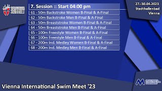 Vienna International Swim Meet ´23 - 7. Abschnitt