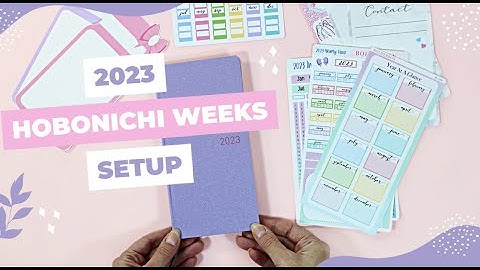 2023 Hobonichi Weeks Setup ✩ Tabs, Layouts & Ideas