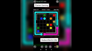 Flow Free || Courtyard Pack || 8x8 || Level 41 To 50 Gameplay