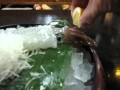 活白イカ姿造りチャレンジ＠海陽亭