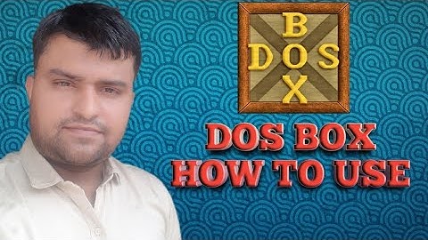 dosbox ! learn how to run dos software without dos