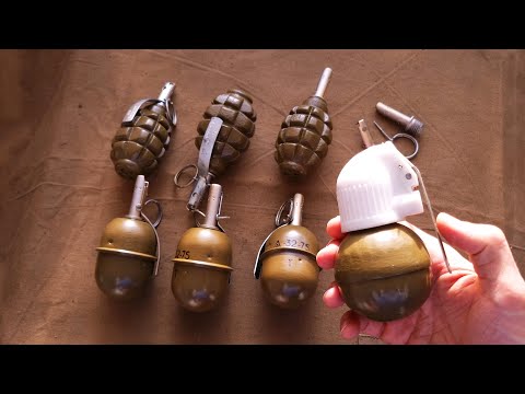 пластмассовые макеты гранат