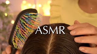 [ASMR] Gently and Slowly Hair Brushing for Deep Sleep | No Talking