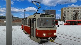 SIMT | Linka 1 s Pražskou Tramvají T3
