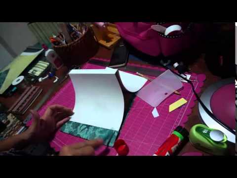 MINI ÁLBUM ESTILO CARTÃO PARTE 1 scrapbooking tiendas