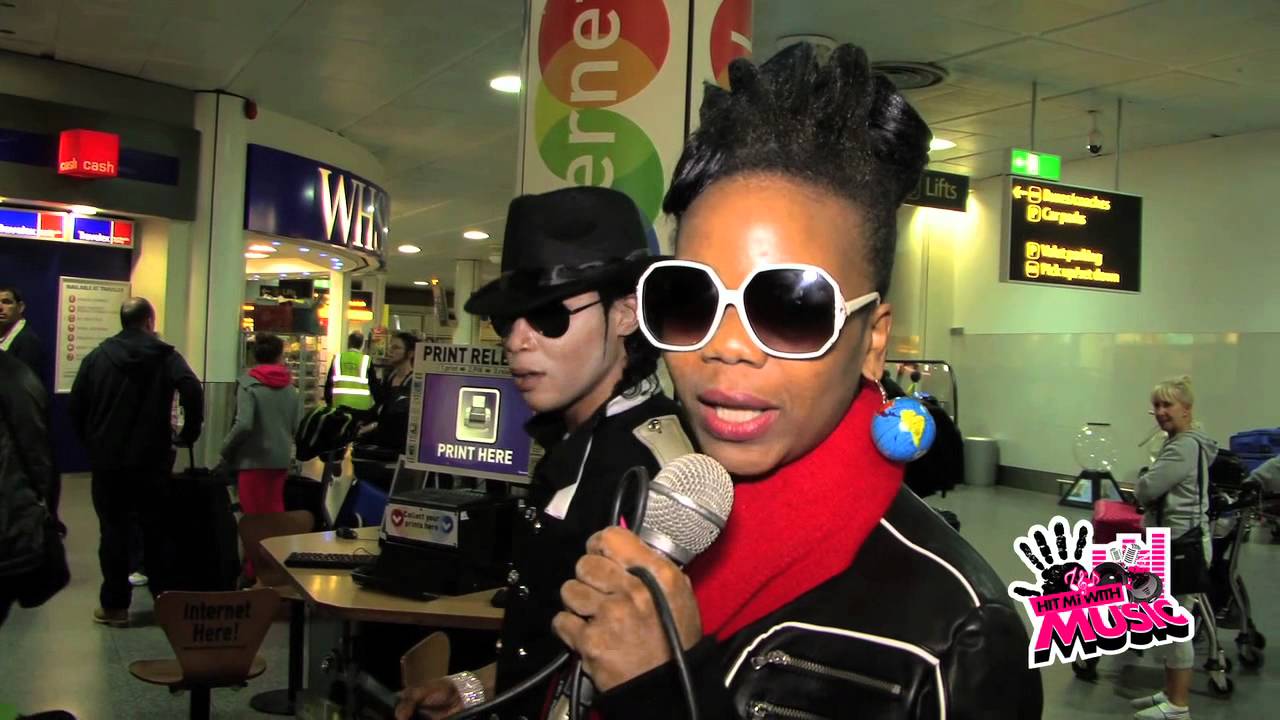 Jamaica Michael Jackson and Princessbritannia in London Pick up at the airport