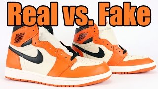 Real vs Fake Air Jordan 1 Reverse Shattered Backboard Away Legit Check