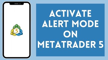 How to Activate Alert Mode on MetaTrader 5 (2024) | Enable Alert Mode on MT5