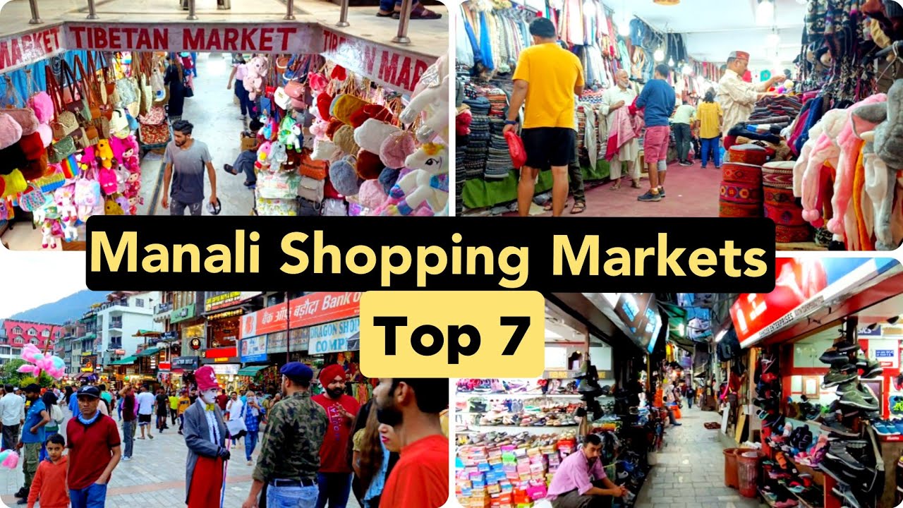 Manali Shopping Market  Manali Market  Manali Mall Road Shopping  Manali Tourist Market  Manali