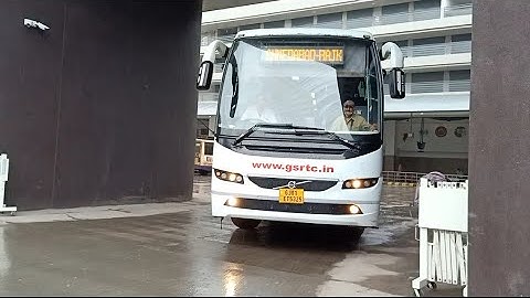 GSRTC VOLVO Mass Exit at Rajkot New Busport | GSRTC VOLVO b8r