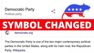 Democratic Party's Donkey Symbol Replaced by a Rat in Google Search