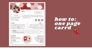 pretty website; one page carrd tutorial (free)