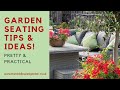 Beautiful outdoor seating ideas...welcome friends and family back to the garden!