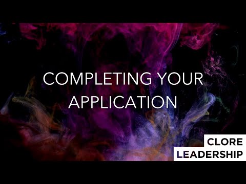 Guide to Completing Your Clore Leadership Course Application in BSL