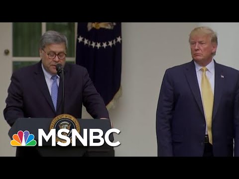 Trump's Attorney General Barr Called To Resign For 'Assaults On The Rule Of Law' | MSNBC