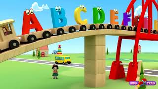 Learn Alphabet Train Song - 3D Animation Alphabet ABC Train song for children