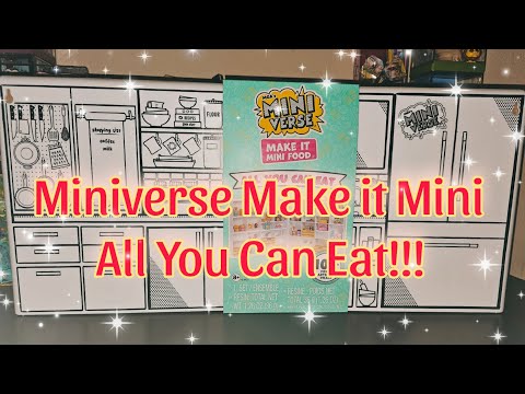 Making Mini Verse Micro Food From The MiniVerse Kitchen Case 